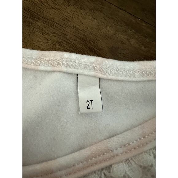 Jane + Jo Peony Peach Cream Floral Sleeveless Adjustable Strap Lace House Dress - Picture 8 of 9